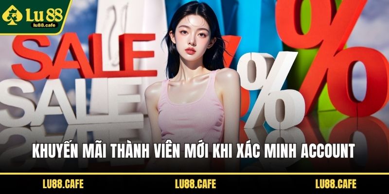 Khuyến mãi thành viên mới khi xác minh account